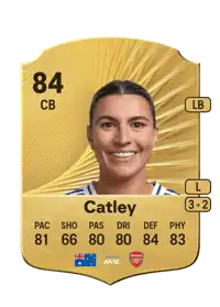 Steph Catley Rare 84 Overall Rating