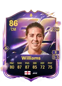 Fara Williams UT Heroes 86 Overall Rating