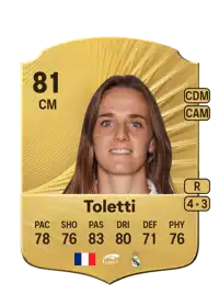 Sandie Toletti Rare 81 Overall Rating