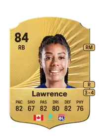Ashley Lawrence Rare 84 Overall Rating