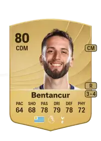 Rodrigo Bentancur Common 80 Overall Rating