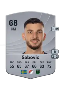 Besard Sabovic Common 68 Overall Rating
