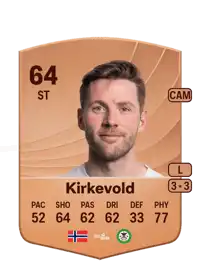 Pål Alexander Kirkevold Common 64 Overall Rating