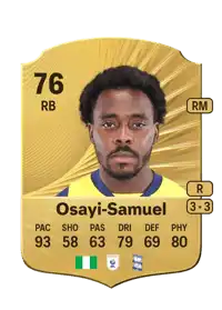 Bright Osayi-Samuel Rare 76 Overall Rating