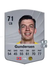 Jostein Gundersen Common 71 Overall Rating