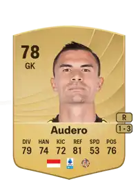 Emil Audero Common 78 Overall Rating