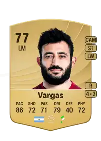Matías Vargas Common 77 Overall Rating
