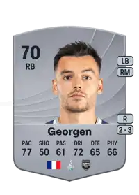 Alec Georgen Common 70 Overall Rating