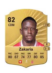 Denis Zakaria Rare 82 Overall Rating