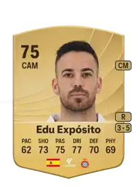 Edu Expósito Common 75 Overall Rating