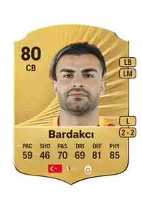 Abdülkerim Bardakcı Rare 80 Overall Rating