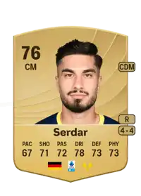 Suat Serdar Common 76 Overall Rating
