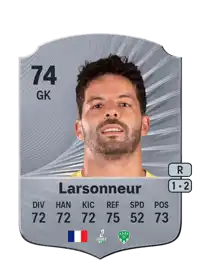 Gautier Larsonneur Rare 74 Overall Rating