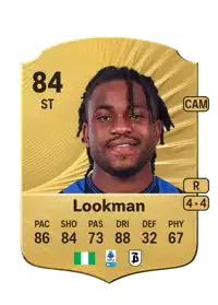 Ademola Lookman Rare 84 Overall Rating