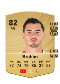 Brahim Common 82 Overall Rating