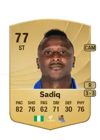 Umar Sadiq Common 77 Overall Rating