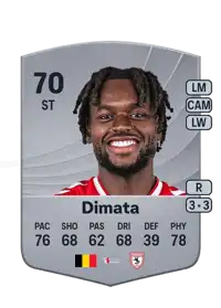 Landry Dimata Common 70 Overall Rating