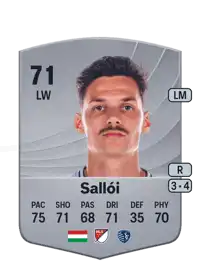 Dániel Sallói Common 71 Overall Rating