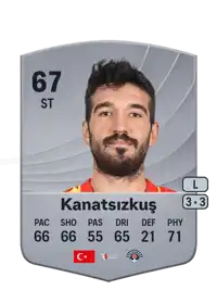 Kubilay Kanatsızkuş Common 67 Overall Rating