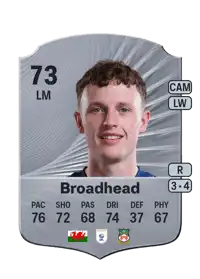 Nathan Broadhead Rare 73 Overall Rating