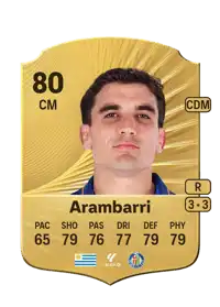 Mauro Arambarri Rare 80 Overall Rating