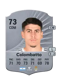 Santiago Colombatto Rare 73 Overall Rating