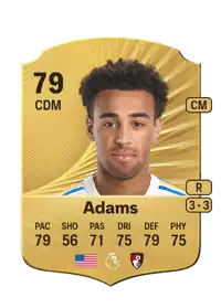 Tyler Adams Rare 79 Overall Rating