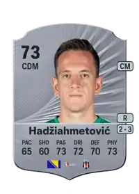 Amir Hadžiahmetović Rare 73 Overall Rating
