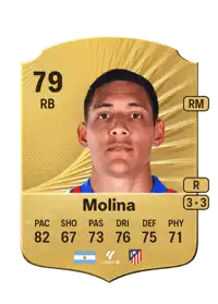 Nahuel Molina Rare 79 Overall Rating
