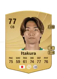 Ko Itakura Common 77 Overall Rating