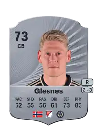 Jakob Glesnes Rare 73 Overall Rating