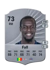 Mamadou Fall Rare 73 Overall Rating