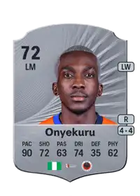 Henry Onyekuru Rare 72 Overall Rating