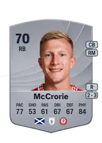 Ross McCrorie Common 70 Overall Rating