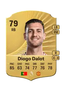 Diogo Dalot Rare 79 Overall Rating