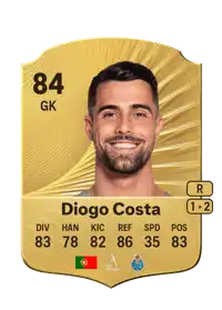 Diogo Costa Rare 84 Overall Rating