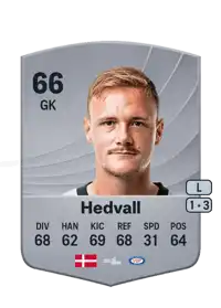 Oscar Hedvall Common 66 Overall Rating