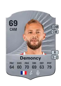 Yohan Demoncy Rare 69 Overall Rating