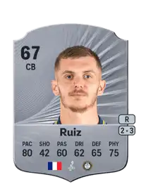 Jean Ruiz Rare 67 Overall Rating