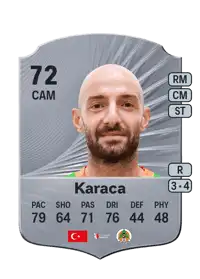 Efecan Karaca Rare 72 Overall Rating
