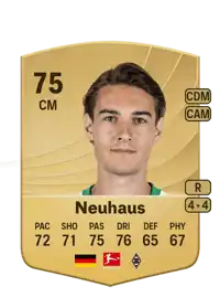 Florian Neuhaus Common 75 Overall Rating