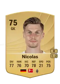 Moritz Nicolas Common 75 Overall Rating