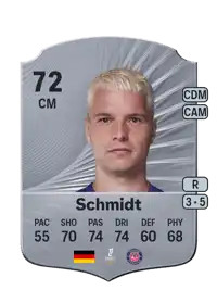 Niklas Schmidt Rare 72 Overall Rating