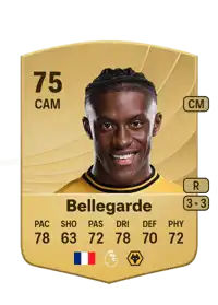 Jean-Ricner Bellegarde Common 75 Overall Rating