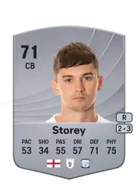 Jordan Storey Common 71 Overall Rating