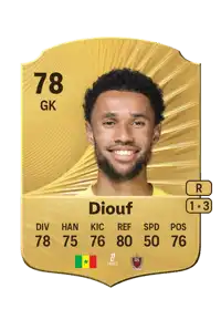 Yehvann Diouf Rare 78 Overall Rating
