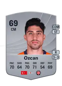 Berkay Özcan Common 69 Overall Rating