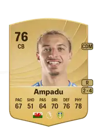 Ethan Ampadu Common 76 Overall Rating