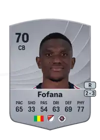 Mamadou Fofana Common 70 Overall Rating