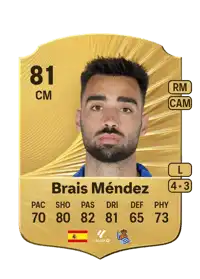 Brais Méndez Rare 81 Overall Rating